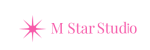 M Star pink n green slogan - Logo 1